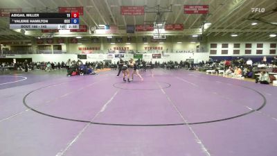 145 lbs Champ. Round 1 - Valerie Hamilton, Iowa Central Community College vs Abigail Miller, Tiffin University