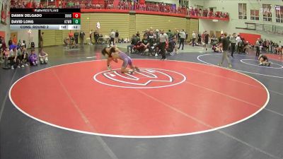 150 lbs Cons. Round 2 - Damin Delgado, Sunset vs David Long, Kentwood