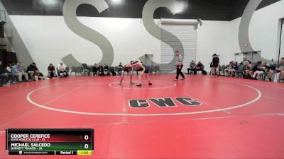 100 lbs Round 3 (8 Team) - Gabriel Waite, Burnett Trained vs Jett Hines, Patriots Wrestling Club