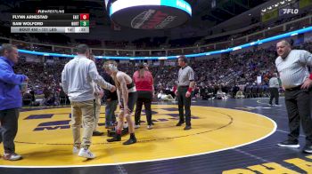 121 lbs 5th Place - Flynn Arnestad, Faith Christian vs Sam Wolford, Northern Lebanon
