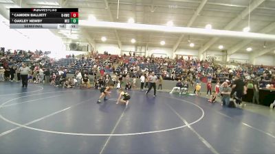 58 lbs Semifinal - Oakley Newby, Westlake vs Camden Balliett, RWC - Roy Wrestling Club