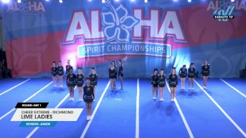 Cheer Extreme - Richmond - Lime Ladies [2024 L1 Junior Day 1] 2024 Aloha Baltimore Showdown
