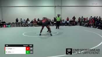 195 lbs Round 1 (4 Team) - Josh Lange, Scarlet Knights vs Mason Ellis, Stronghold