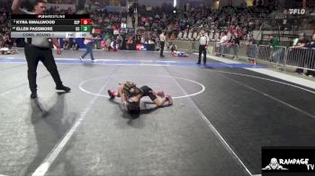 50 lbs Cons. Round 1 - Ellen Passmore, Chase County vs Kyra Smallwood, South Central Punisher