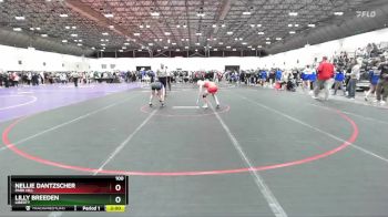 100 lbs Champ. Round 1 - Lilly Breeden, Liberty vs Nellie Dantzscher, Park Hill