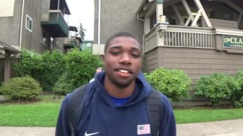 Noah Lyles after finishing 4th at Olympic trials and breaking high school 200m record