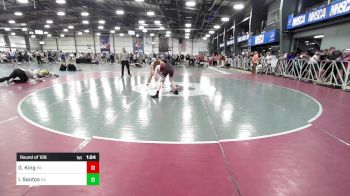 120 lbs Round Of 128 - Griffin King, PA vs Isaac Santos, GA