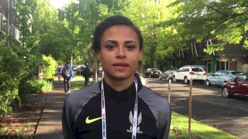 High school junior Sydney McLaughlin calls race sloppy, but happy to qualify for Rio