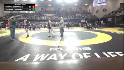 126 lbs Semifinal - Sophia Chervenak, St. Anne-Pacelli vs Sara McLaughlin, Choate Rosemary Hall