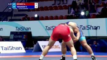 86 kg 1/2 Final - Arsenii Dzhioev, Azerbaijan vs Yudai Takahashi, Japan