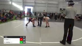 92 lbs Rr Rnd 6 - David Snell, Cali Red vs Gunner Haelbig, SoCal Grappling Club
