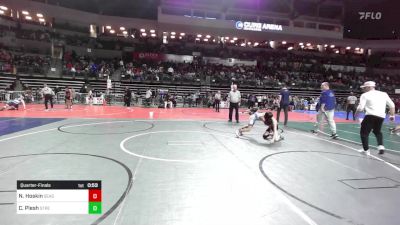 75 lbs Quarterfinal - Nicholas Hoskin, Seagull Wrestling Club vs Chayce Plesh, Streaks Wrestling Club