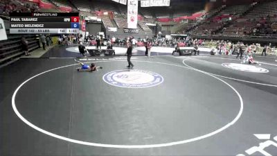 53 lbs Champ. Round 2 - Paul Tabarez, Imperial Valley Panthers Wrestling vs Mateo Melendez