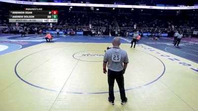 II-103 lbs Quarterfinal - Andrew Dolson, Shoreham Wading River vs Brennon Egan, Broadalbin-Perth