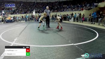 66 lbs Quarterfinal - Jaxon Huffman, Team Tulsa Wrestling Club vs Easton Bowen, Mindset Wrestling