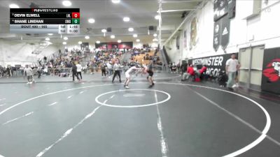 165 lbs Quarterfinal - Devin Elwell, Laguna Hills vs Shane Linehan, Santa Margarita