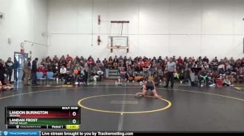 DIVISION 4 lbs Round 2 - Landon Burington, Waukon vs Landan Frost, Wapsie Valley