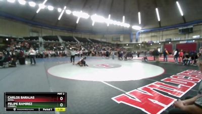 1A East 132 lbs Semifinal - Felipe Ramirez, Connell vs Carlos Barajas, Royal