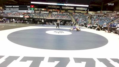126 lbs Semifinal - Eric Vielhauer, Basehor-Linwood HS vs Zackry Mosier, Arkansas City HS