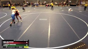 215 Championship Bracket Cons. Round 6 - Ben Helminski, Menomonie vs Landon Odegard, Eastview