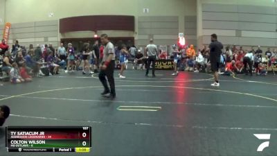 107 lbs Round 3 (6 Team) - Ty Satiacum Jr, Aggression Legionaries vs Colton Wilson, MO Outlaws