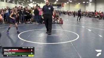 76 lbs Champ. Round 1 - Kenlynn Nau, Beaverton WC vs Mallory Robeck, Grant WC