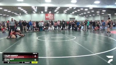 160 lbs Cons. Round 1 - Tyler Hawkey, Guerrilla Wrestling Associatio vs Ryan Neff, Nova WC