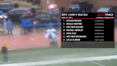Boy's 1500m, Final 1 - Age 8 - 9