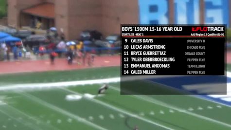 Boy's 1500m, Final 1 - Age 15 - 19