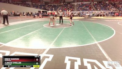 6A-106 lbs Champ. Round 2 - Drew Dawson, Roseburg vs Curran Smeller, Cleveland