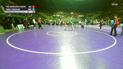 190 lbs Semifinal - Tasi Maumausolo Matagi, Nipomo vs Emily Carvalho, Redwood -Visalia