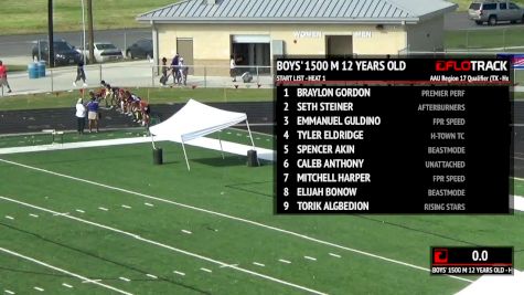 Boy's 1500m, Final 1 - Age 12