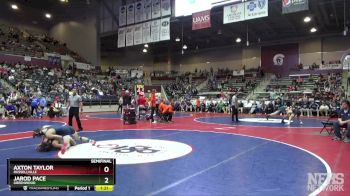 5A 132 lbs Semifinal - Jarod Pace, Greenwood vs Axton Taylor, Russellville