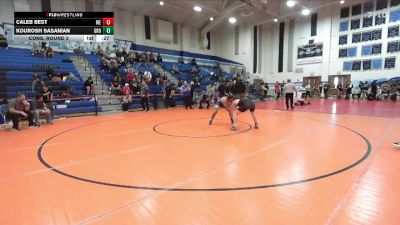 138 lbs Cons. Round 2 - Kourosh Sasanian, Grossmont vs Caleb Best, Mountain Empire