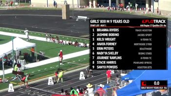 Girl's 800m, Final 1 - Age 9