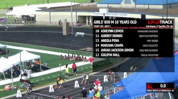 Girl's 800m, Final 1 - Age 10