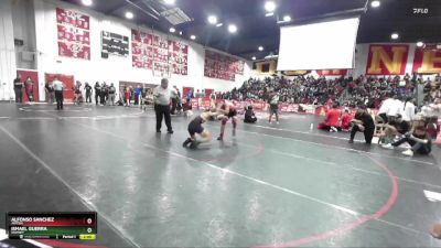 144 lbs Champ. Round 2 - Alfonso Sanchez, Artesia vs Ismael Guerra, Downey