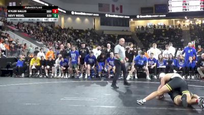 285 lbs Finals (1st & 3rd) - Sevy Redel, Alburnett vs Kyler Sallis, Don Bosco