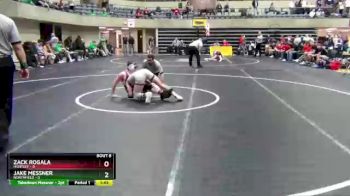 138 lbs Semis & 1st Wrestleback (8 Team) - Zack Rogala, Huntley vs Jake Messner, Northfield