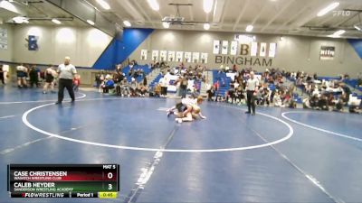 80 lbs 1st Place Match - Caleb Heyder, Sanderson Wrestling Academy vs Case Christensen, Wasatch Wrestling Club