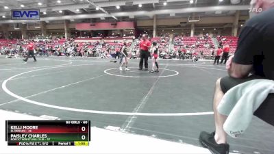 60 lbs Cons. Round 2 - Kelli Moore, El Dorado vs Paisley Charles, Bobcat Wrestling Club