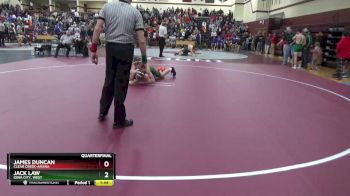 JV-25 lbs Quarterfinal - Jack Law, Iowa City, West vs James Duncan, Clear Creek-Amana