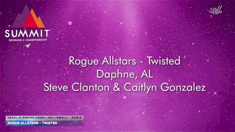 Rogue Allstars - Twisted [2026 L5 Senior Coed - D2 - Small Semis] 2026 The D2 Summit