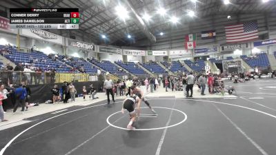 132 lbs 2nd Place - Conner Derry, Bear Cave WC vs James Danielson, Altitude Wrestling Club