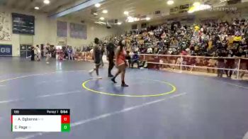 189 lbs Cons. Round 3 - Amara Ogbonna, Roosevelt vs Christina Page, Charter Oak