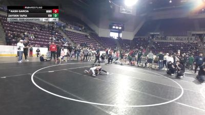 49 lbs Cons. Sub-quarters - Kash Garcia, Mile High Wrestling Club vs Zayden Tapia, Valley Elite Wrestling