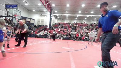 45 lbs Semifinal - Kolter Short, Newkirk Takedown Club vs Jameson Toon, Kansas Young Guns