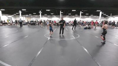 52 lbs Round 5 (6 Team) - Gabriel Downey, Xtreme Team White vs Caden Carrar, Xtreme Team Blue