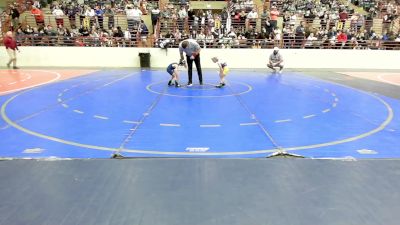 46 lbs Round Of 16 - Grant Gillhouse, The Storm Wrestling Center vs Landon Scott, Level Up Wrestling Center