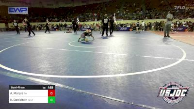 65 lbs Semifinal - Aspyn Marple, Tuttle Wrestling vs Kyleigh Danielson, Texas Elite Wrestling